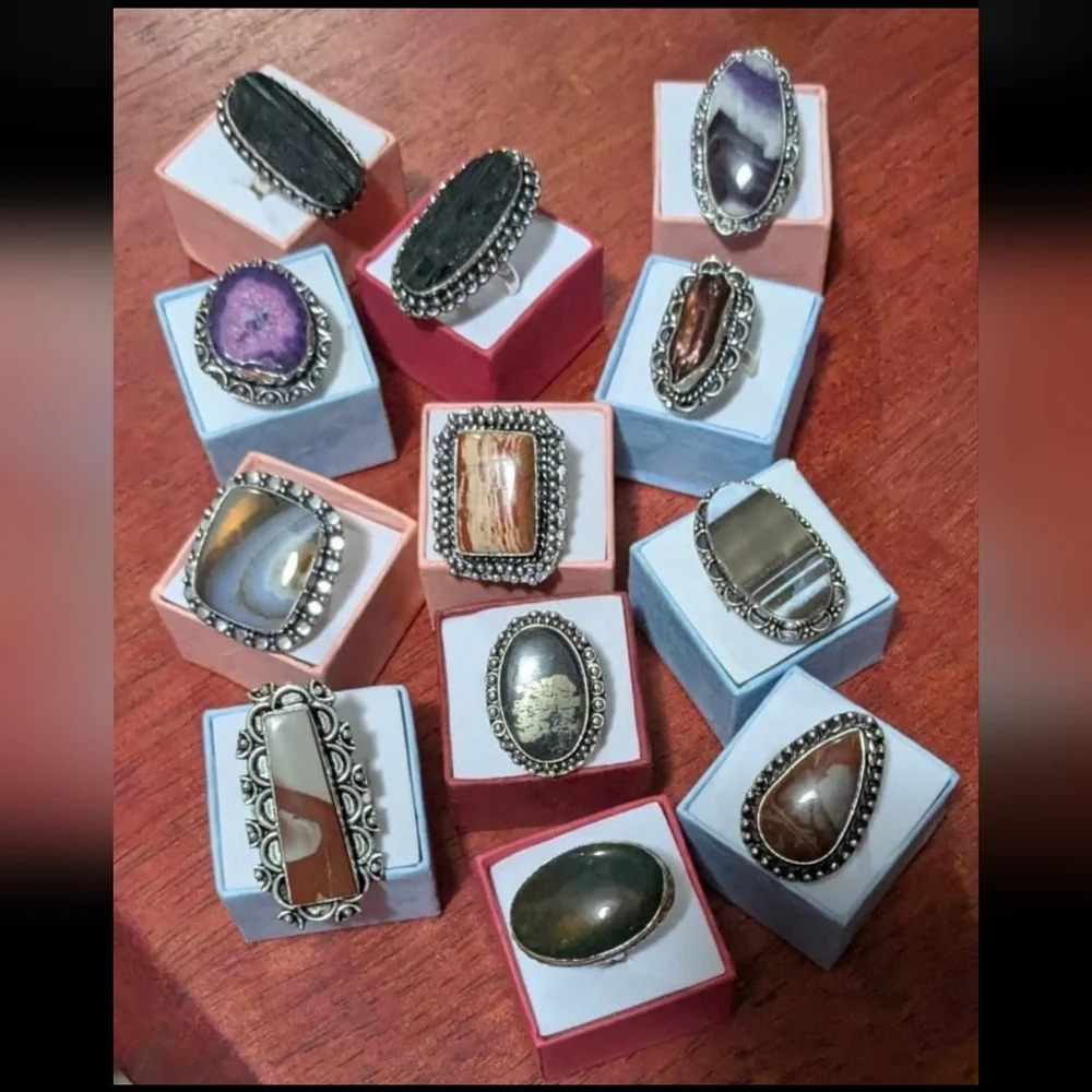 Handcrafted Bohemian Montana Jasper Ring (8) - Picture 12 of 12